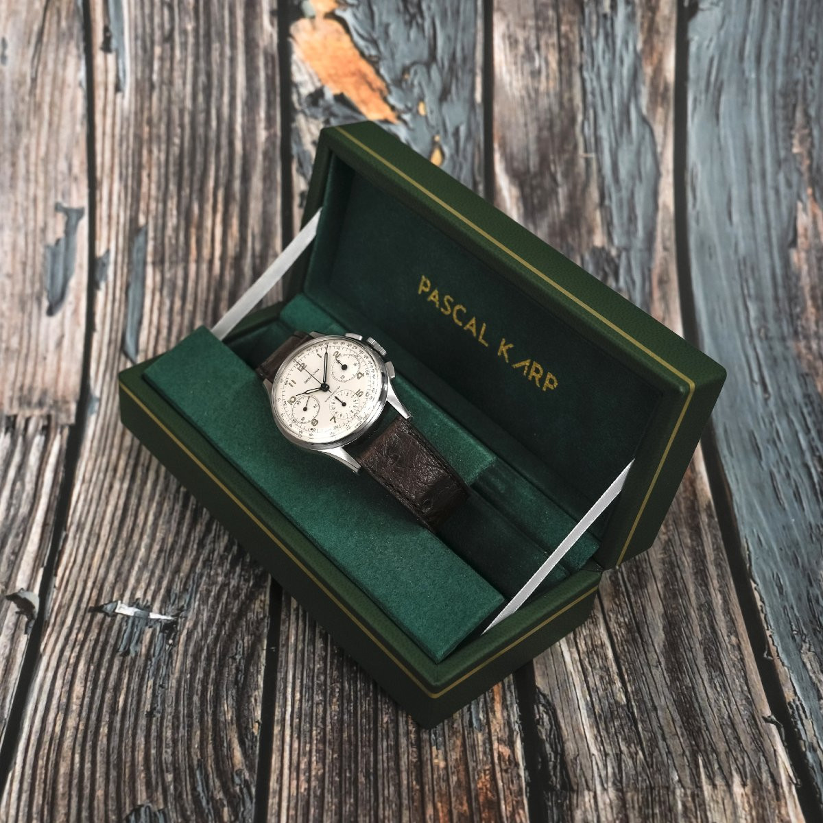 Breitling Chronographe Premier acier inoxydable -1947- -photo-1