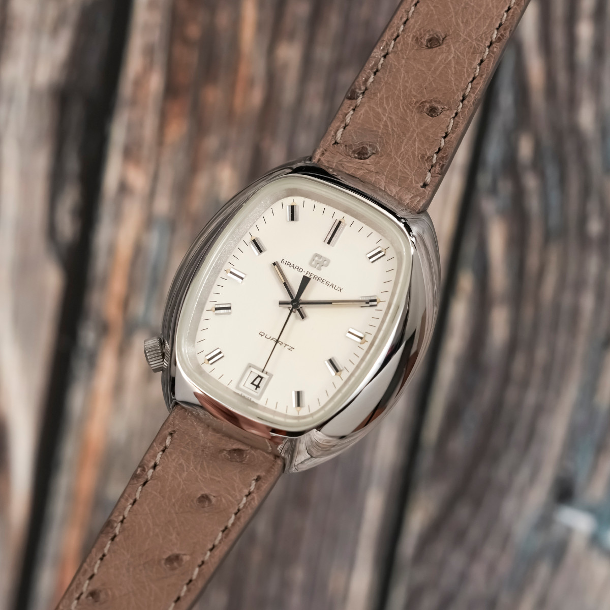 Girard Perregaux Tonneau Électronique Acier inoxydable -1970-  -photo-2