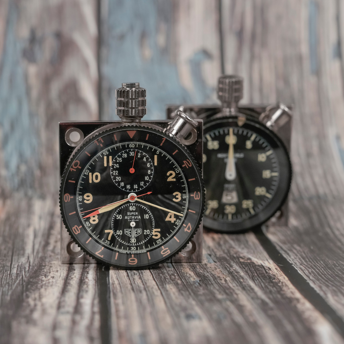 Chronographe De Bord Super Autavia Mark 3 / Compteur Monte Carlo Nos -1967--photo-2