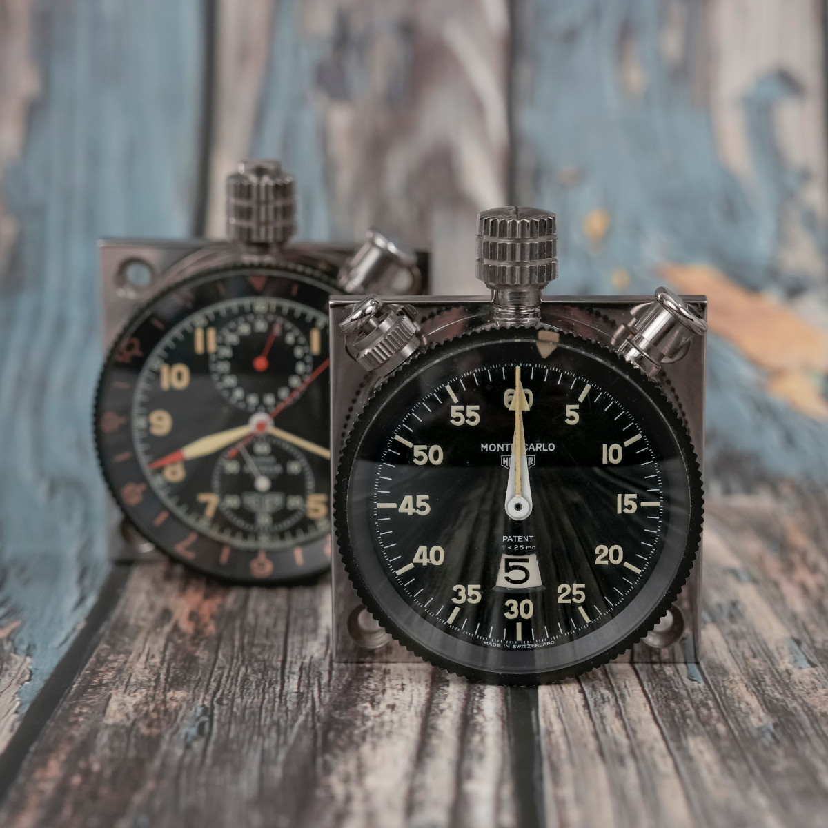 Chronographe De Bord Super Autavia Mark 3 / Compteur Monte Carlo Nos -1967--photo-3