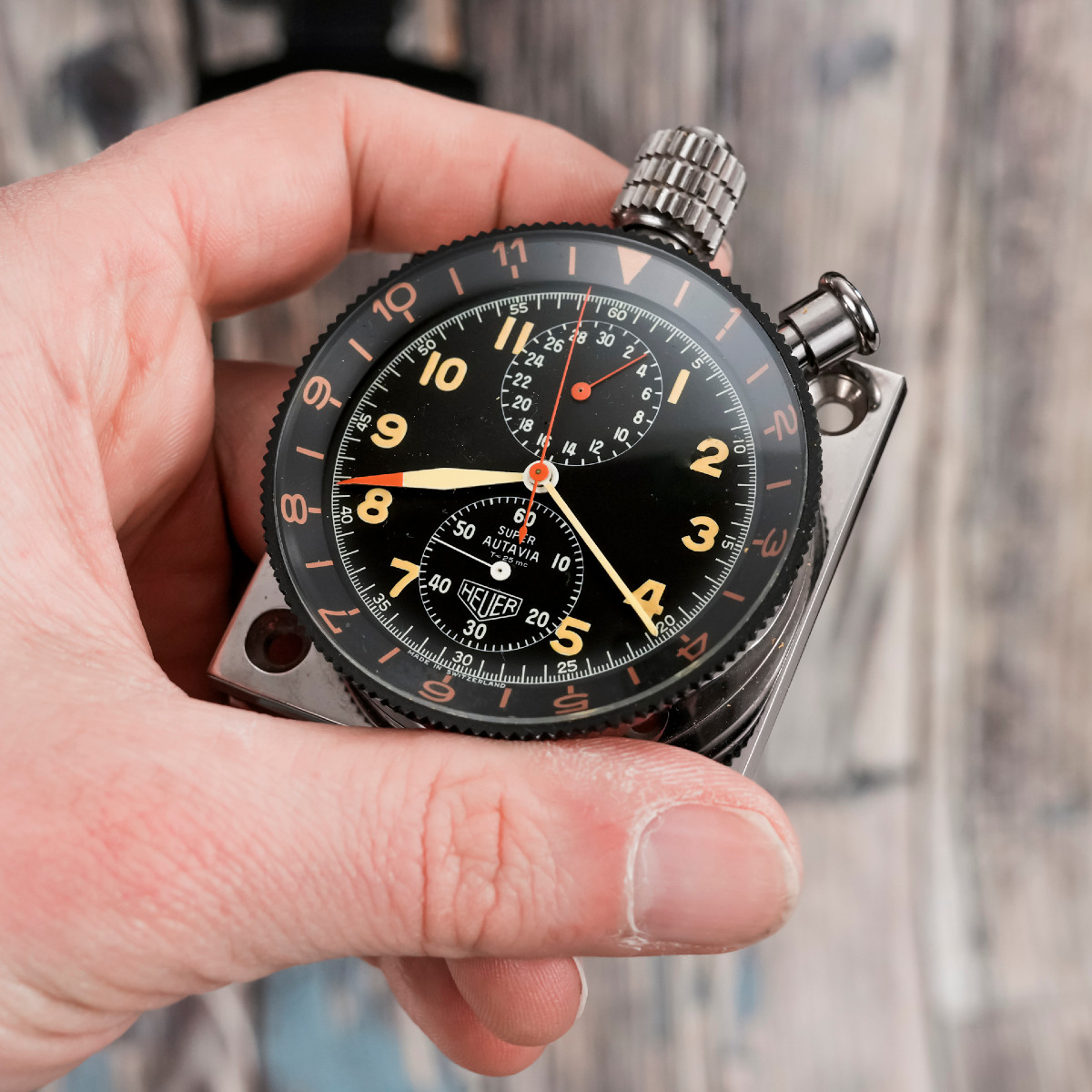 Chronographe De Bord Super Autavia Mark 3 / Compteur Monte Carlo Nos -1967--photo-4