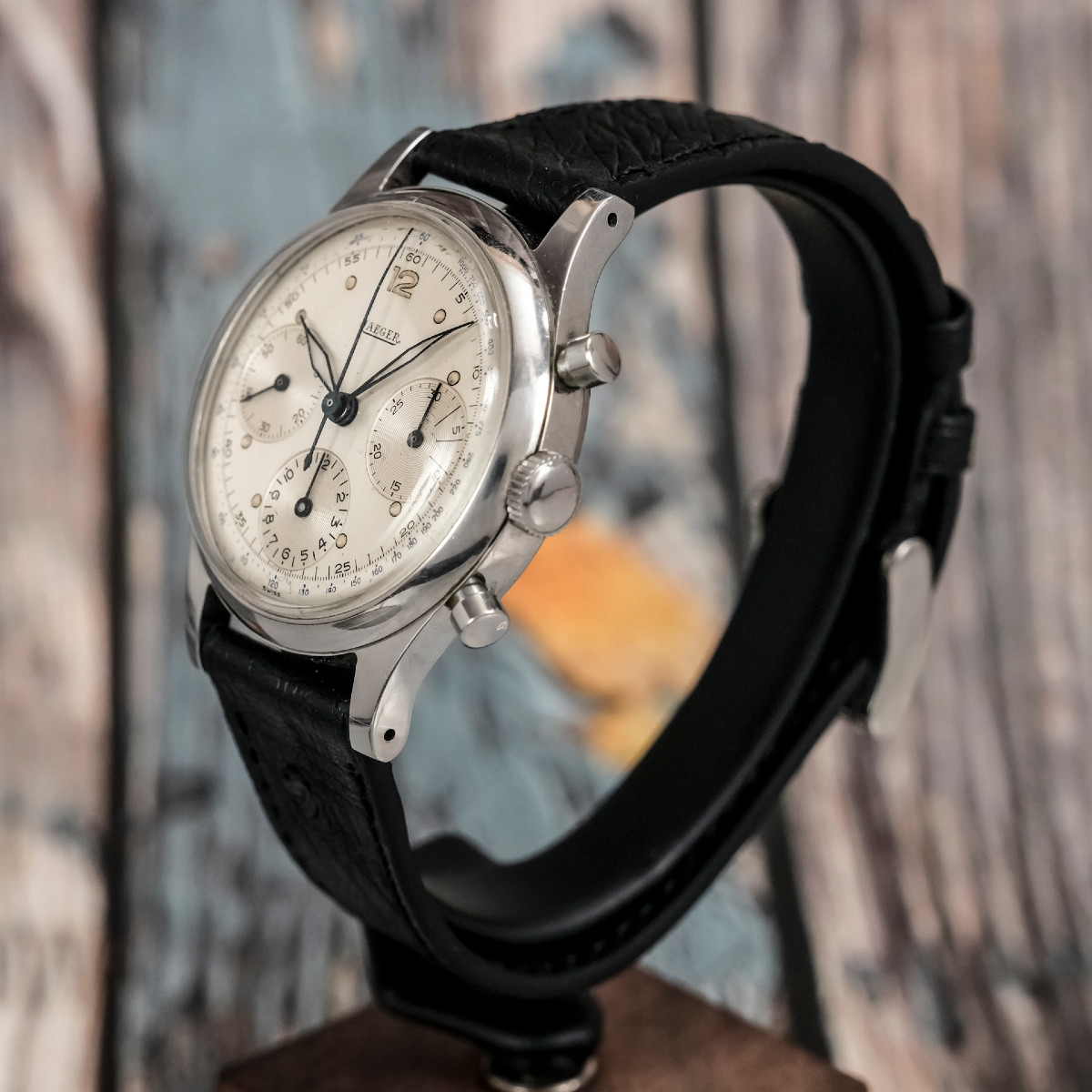 Tri-compax Jumbo 39 Mm Chronograph Circa 1950-photo-3