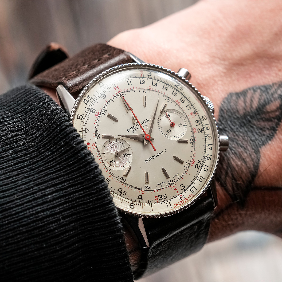 Breitling Chronomat Stainless Steel Chronograph -1965--photo-2