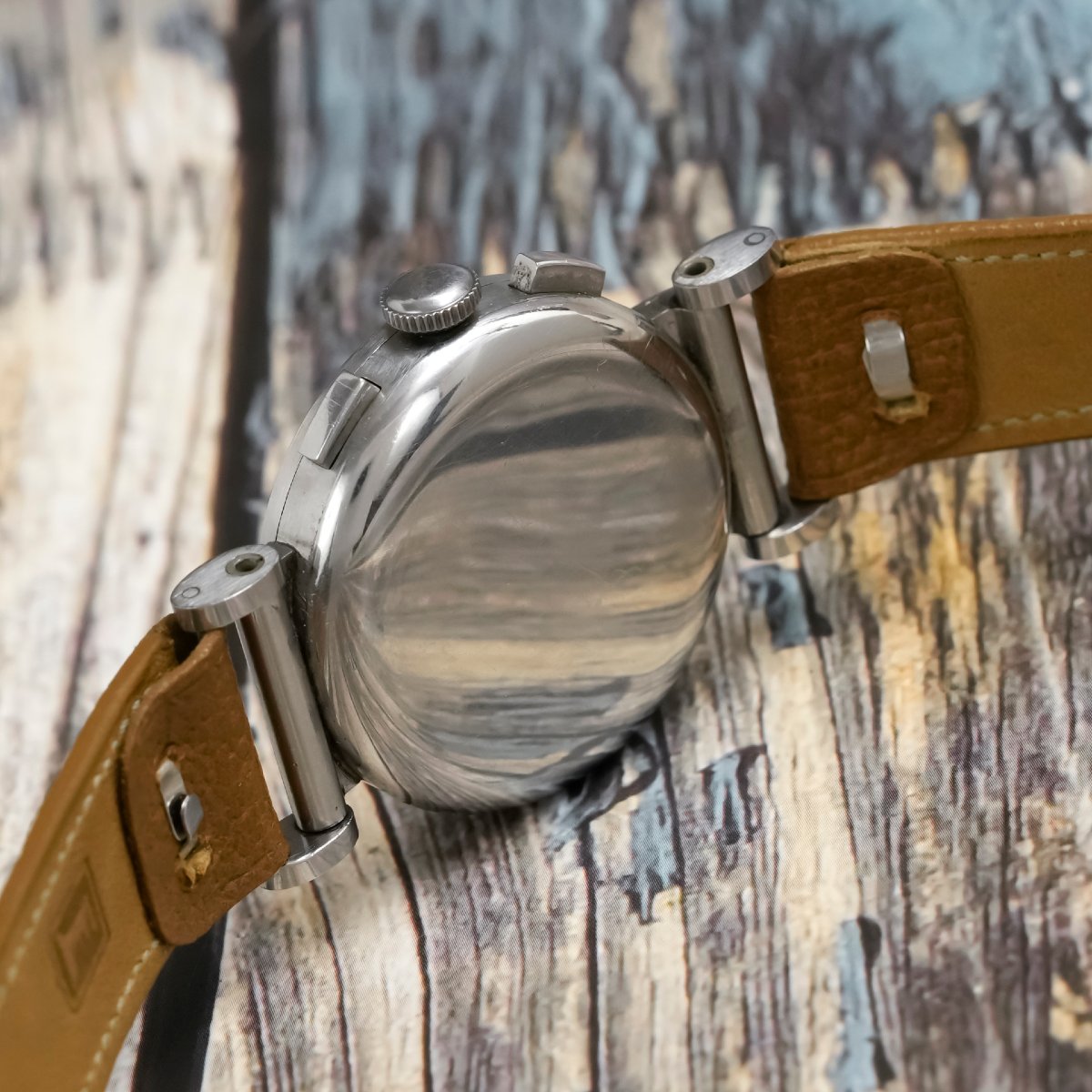 Jaeger LeCoultre Chronographe Bi-Compax Double Signature  Acier Inoxydable -1945--photo-4