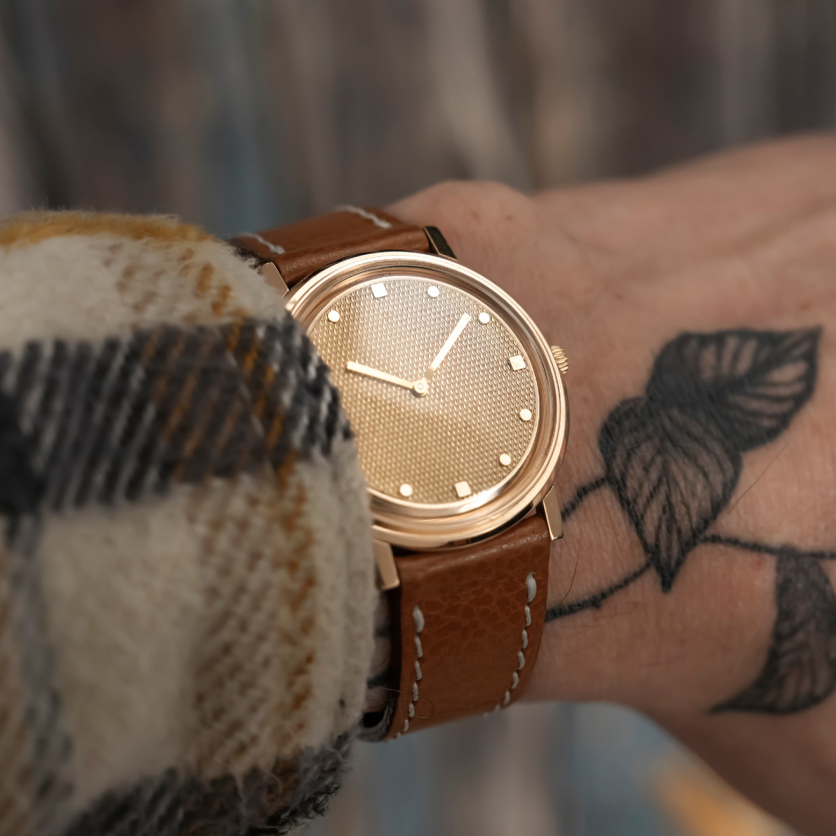 Boucheron  Type Calatrava Or Rose 18k Circa 1960 -photo-3