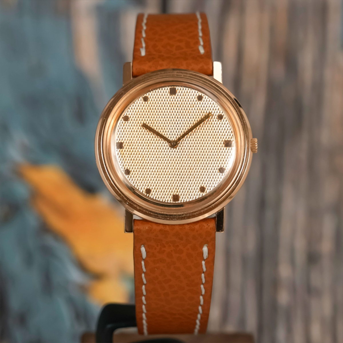 Boucheron  Type Calatrava Or Rose 18k Circa 1960 