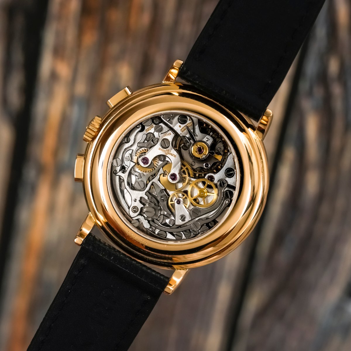 Ulysse Nardin Calendar Chronograph 18k Rose Gold Circa 1990-photo-5