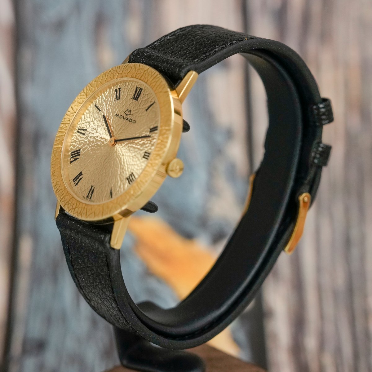 Movado/Zenith Calatrava Cadran Martelé Or Jaune 18K -1969--photo-3