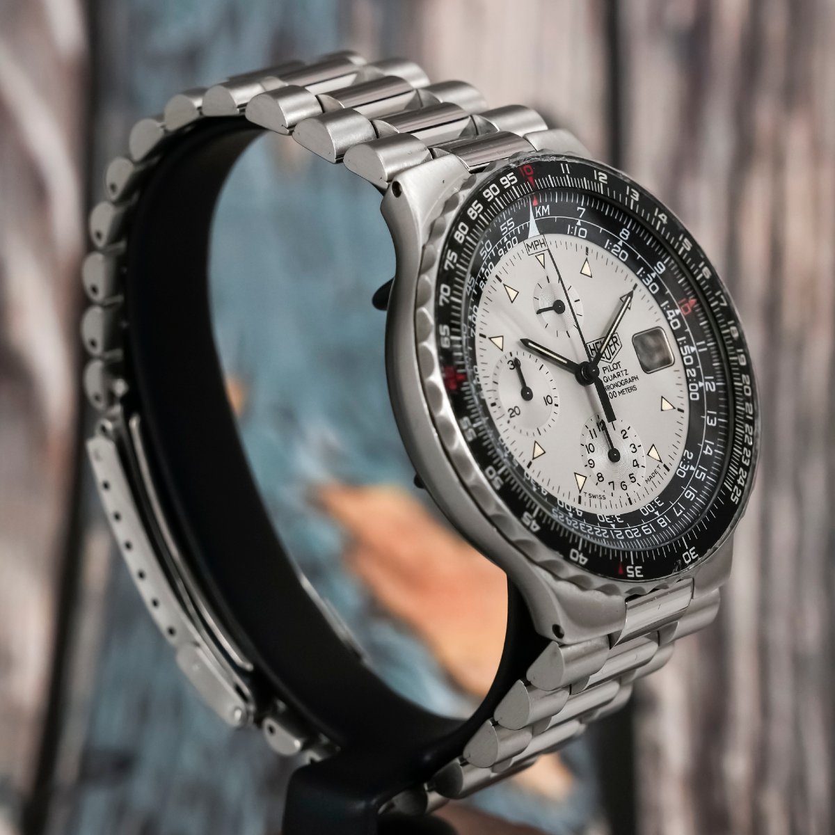 Heuer Chronographe Pilote -1983- -photo-4