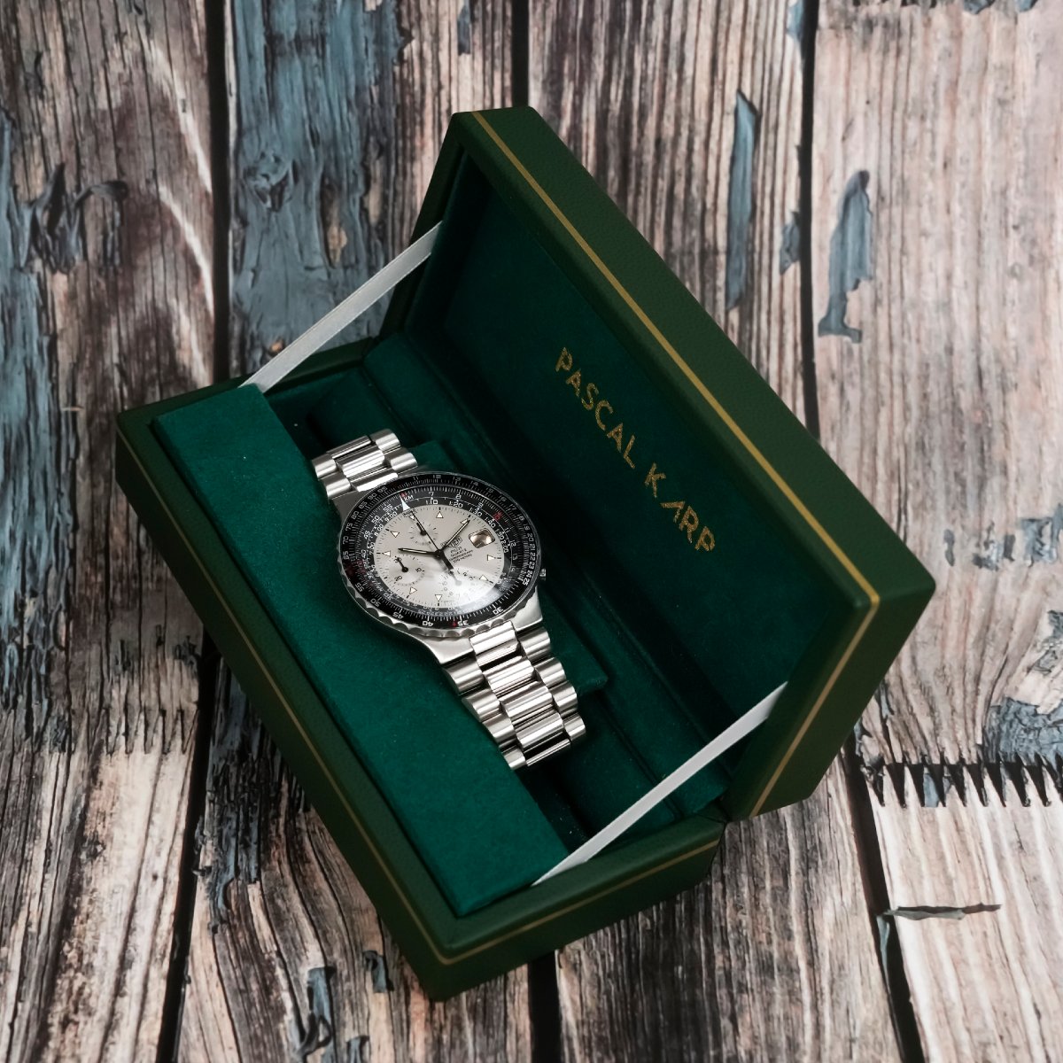 Heuer Chronographe Pilote -1983- -photo-1
