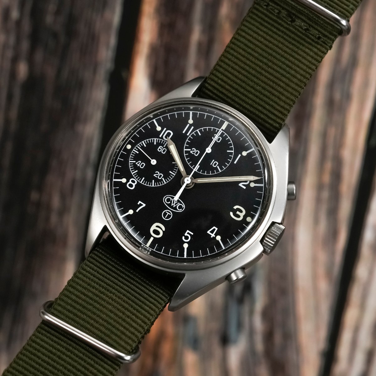 CWC Chronographe Pilote Royal Navy  Fleet Air Arm  -1980--photo-4