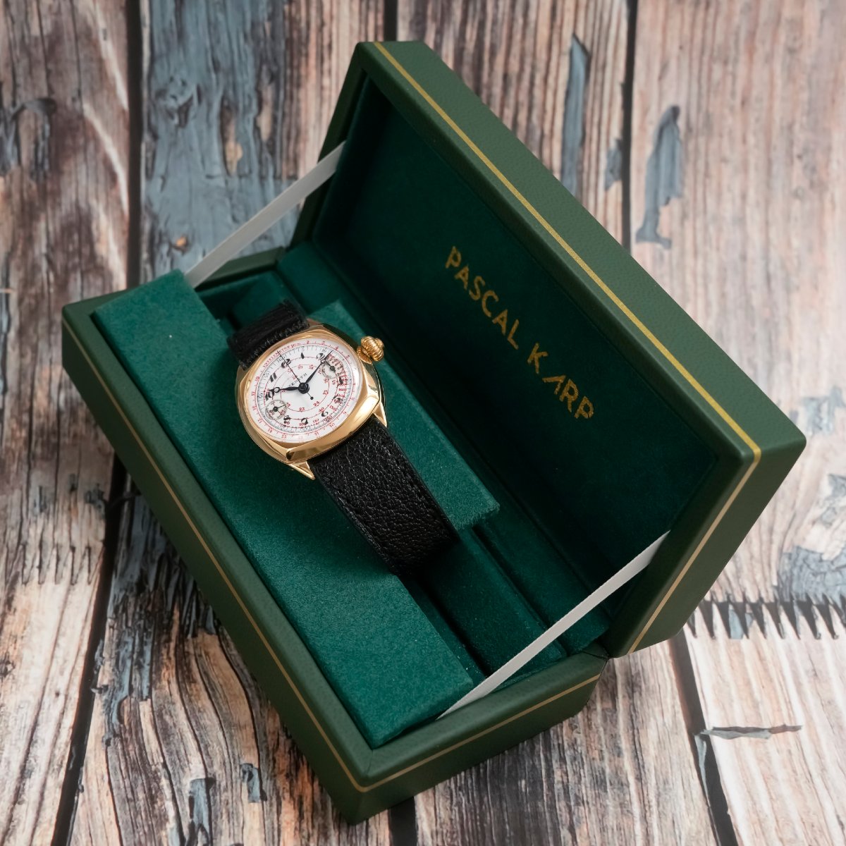 Zenith Chronographe  Mono-Poussoir Or Jaune 18k Circa 1935-photo-3