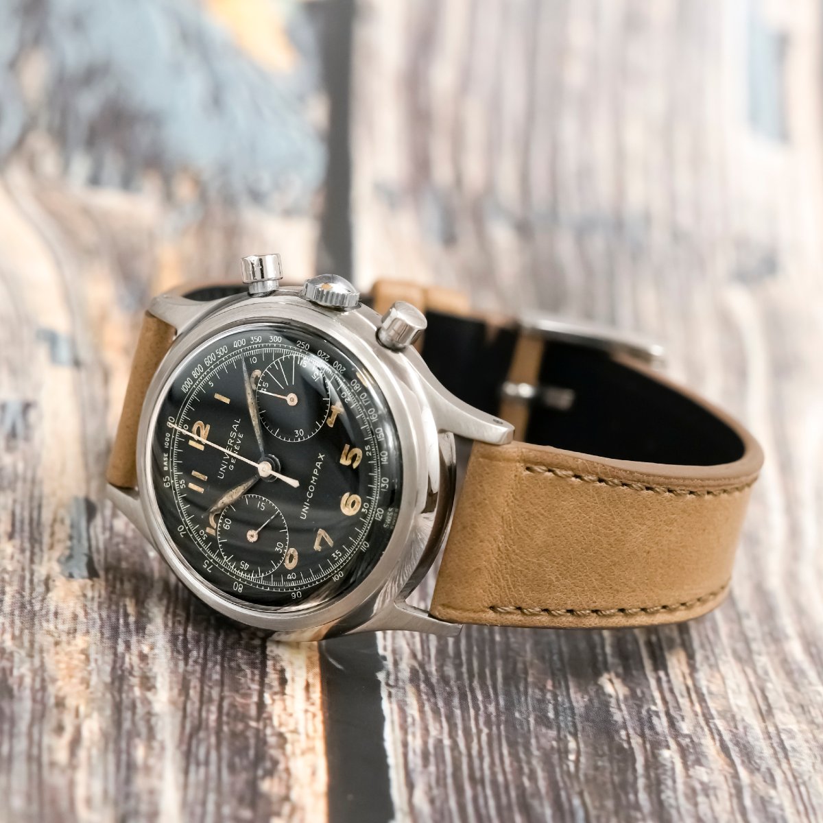 Universal Genève Uni-compax Chronograph, Stainless Steel -1951- -photo-2