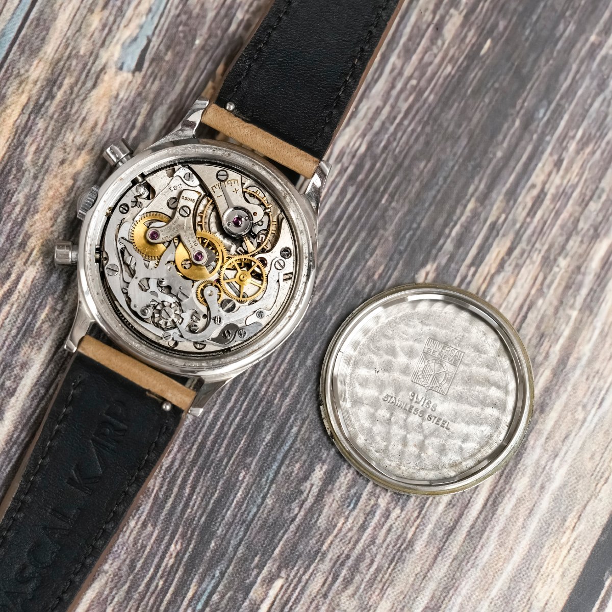 Universal Genève Uni-compax Chronograph, Stainless Steel -1951- -photo-5