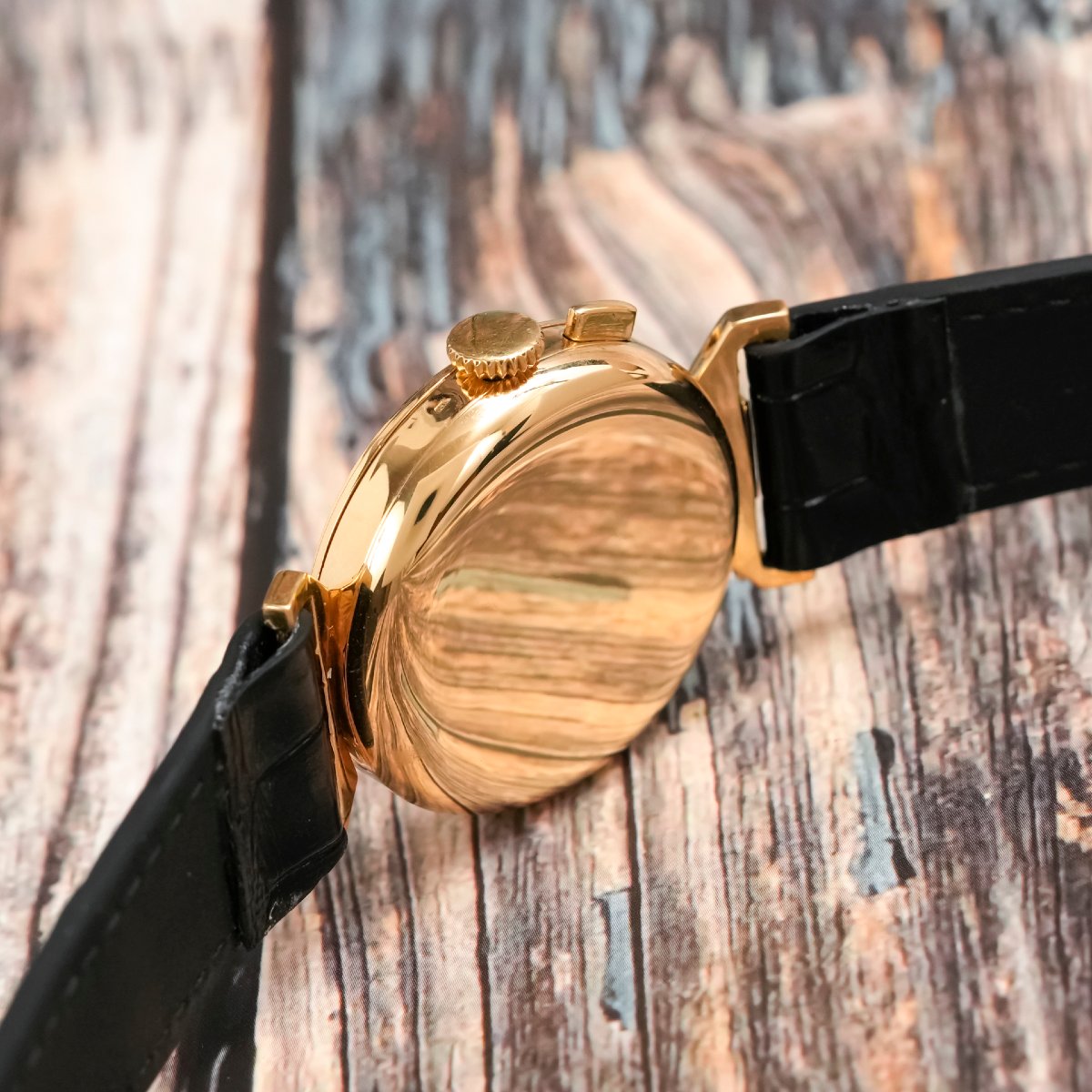 Longines 18k Yellow Gold Single-push-button Flyback Chronograph -1936- -photo-5