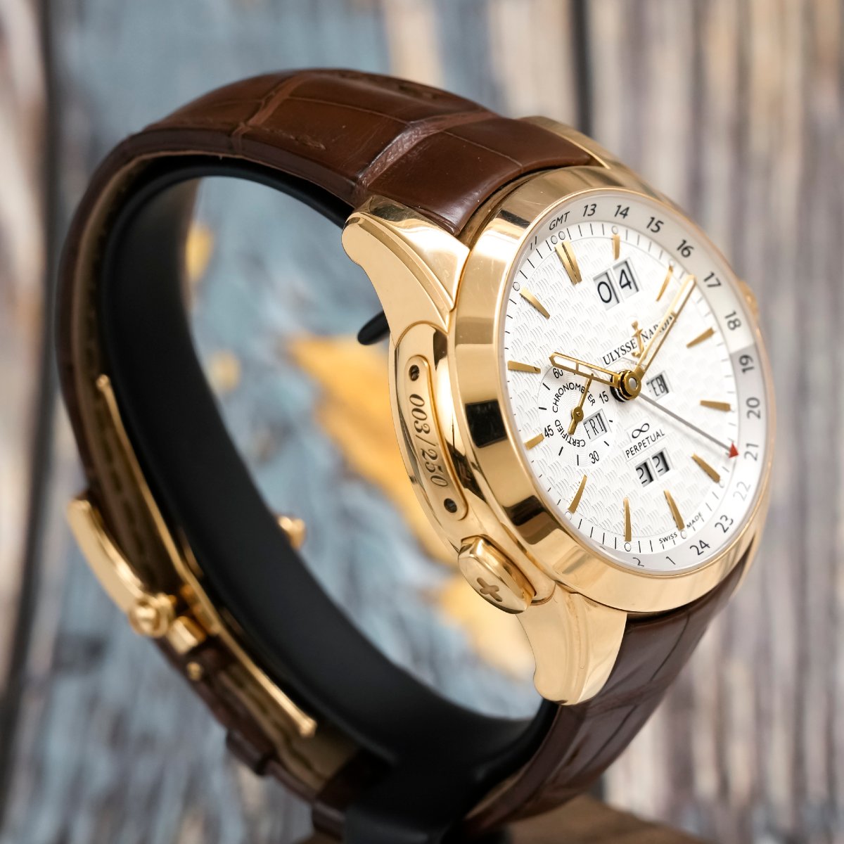 Ulysse Nardin GMT +/- Perpetual Or Rose 18K -2022- -photo-4