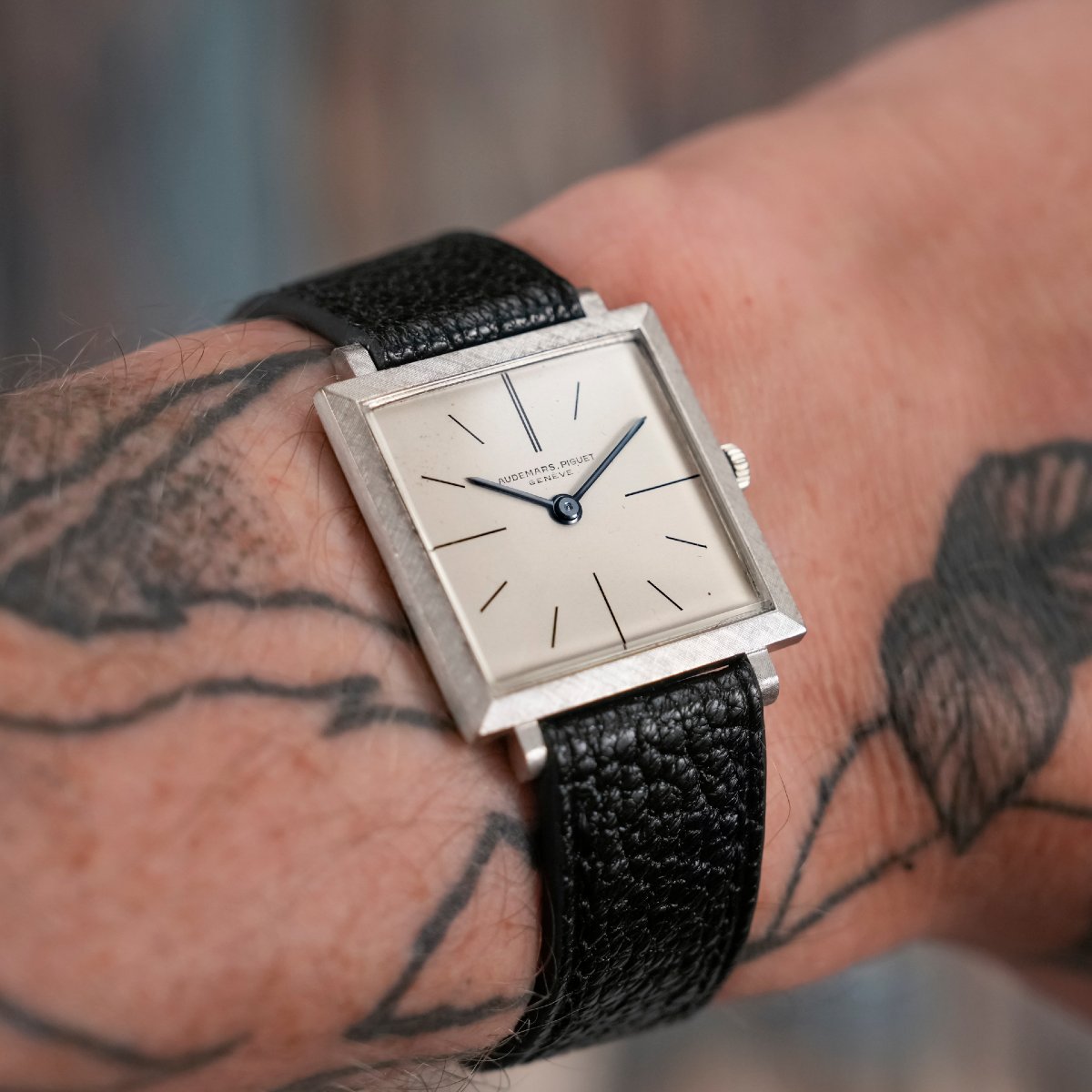 Audemars Piguet Ultraplate Square Or Blanc 18K -1967- -photo-2