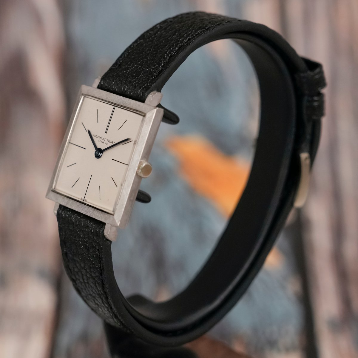 Audemars Piguet Ultraplate Square Or Blanc 18K -1967- -photo-3
