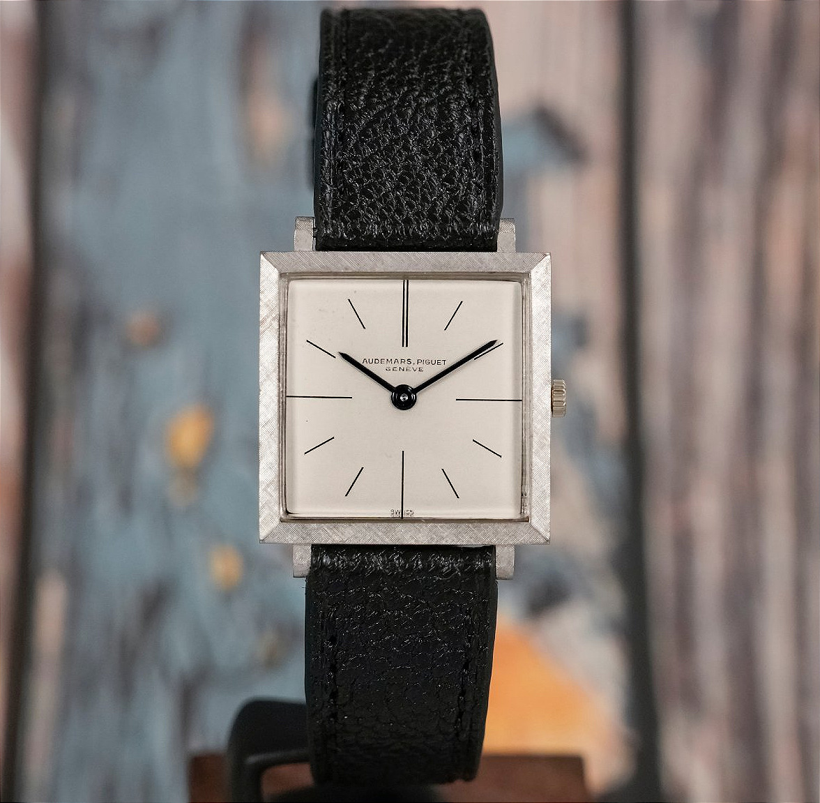 Audemars Piguet Ultraplate Square Or Blanc 18K -1967- 