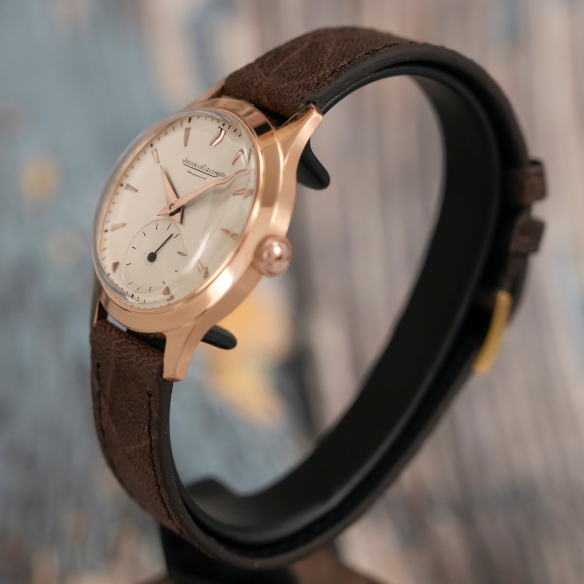 Jaeger LeCoultre Calatrava Or Rose 18K Circa 1950-photo-3