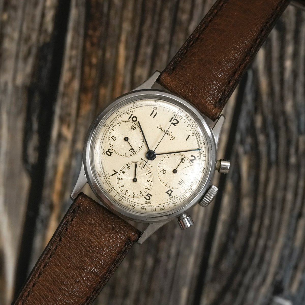 Breitling Chronographe « Premier » 37.5 mm- 1950 - -photo-1