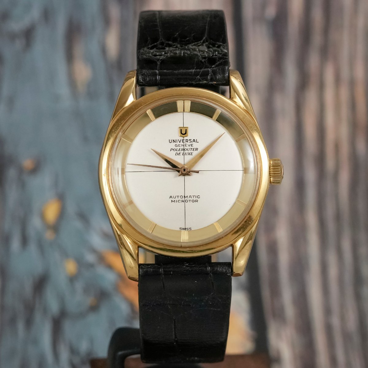 Universal Genève Polerouter De Luxe Or jaune 18k -1958-