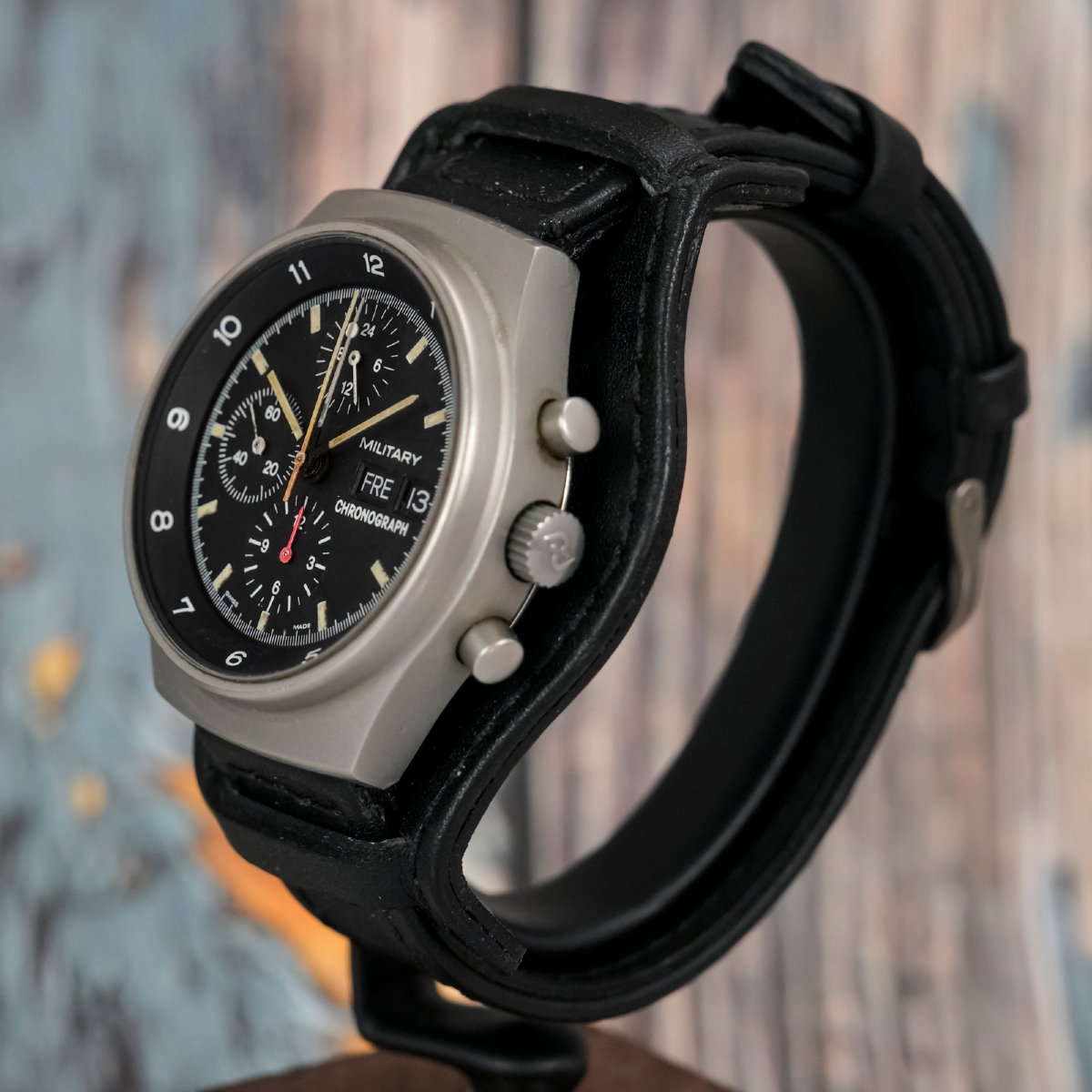 Porsche Design /Orfina Chronographe Bund Circa 1980-photo-2