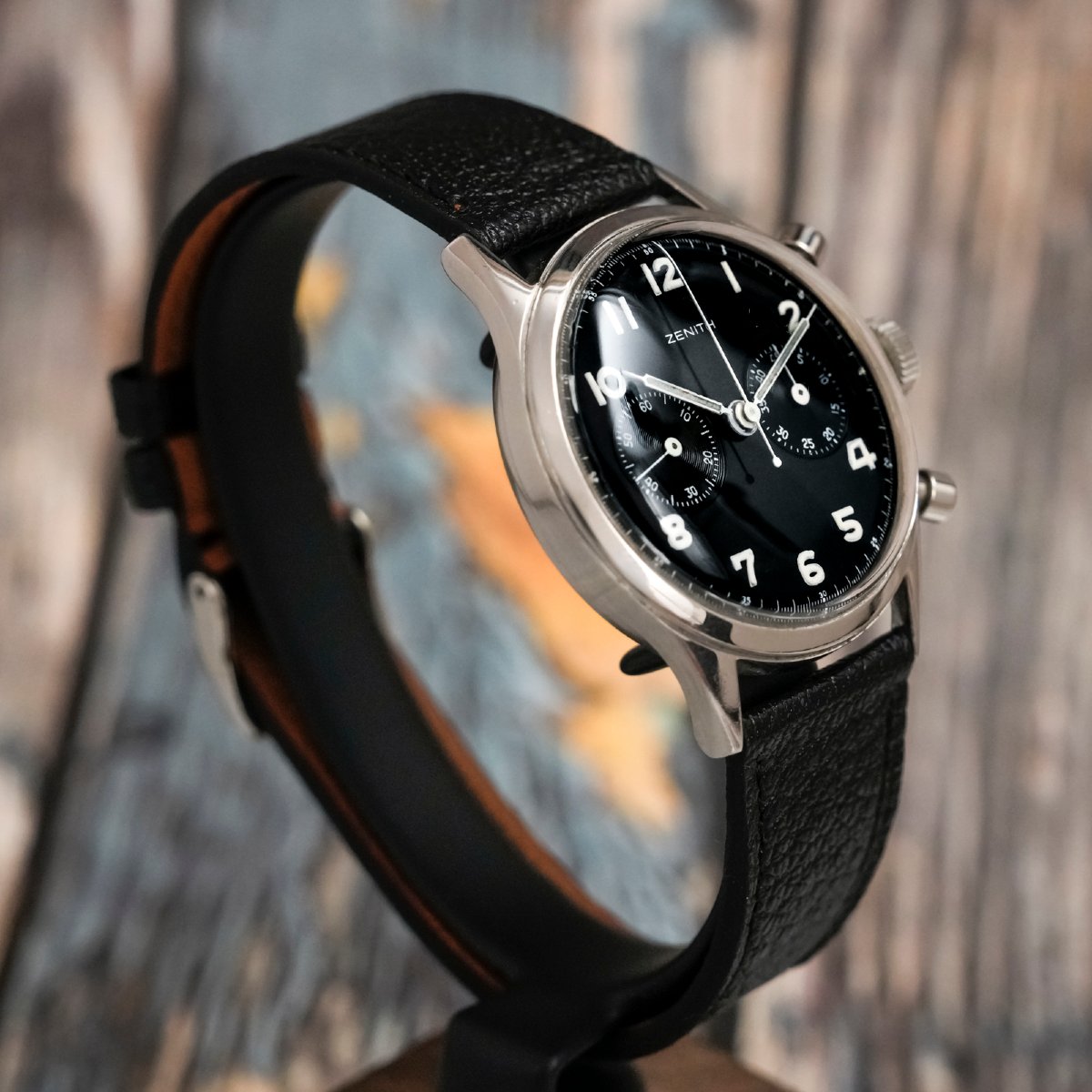 Zenith Military-style Chronograph, Yugoslav Air Force (sfry) -1954- -photo-4
