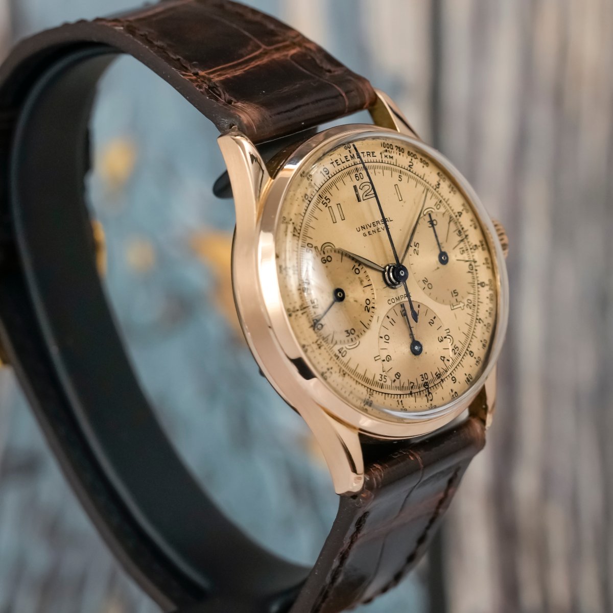 Universal Genève Chronographe Compax FAB "Força Aérea Brasileira" -1945--photo-4