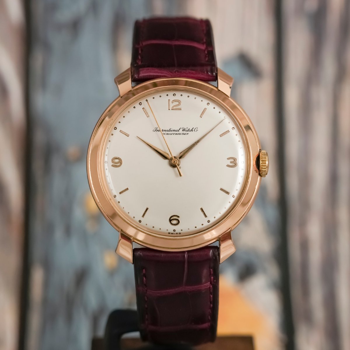IWC "Shark Lugs" 36 mm Or Rose 18 ct (0,750) "Shark Lugs" -1955-