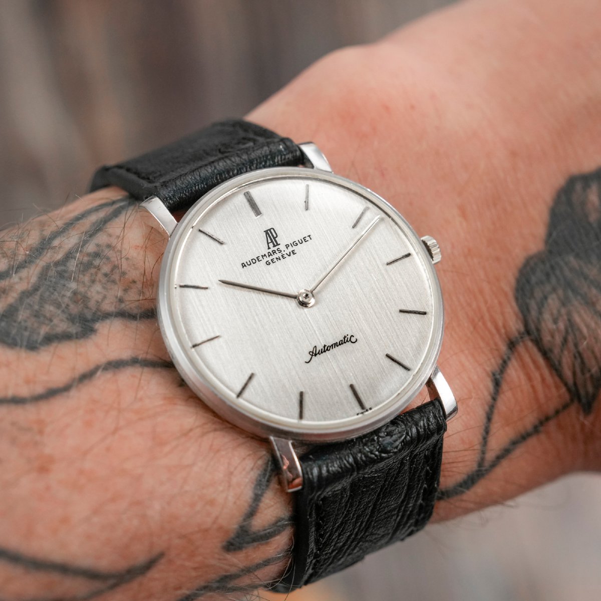 Audemars Piguet Type Calatrava Automatique Or Blanc 18 K -1973--photo-2