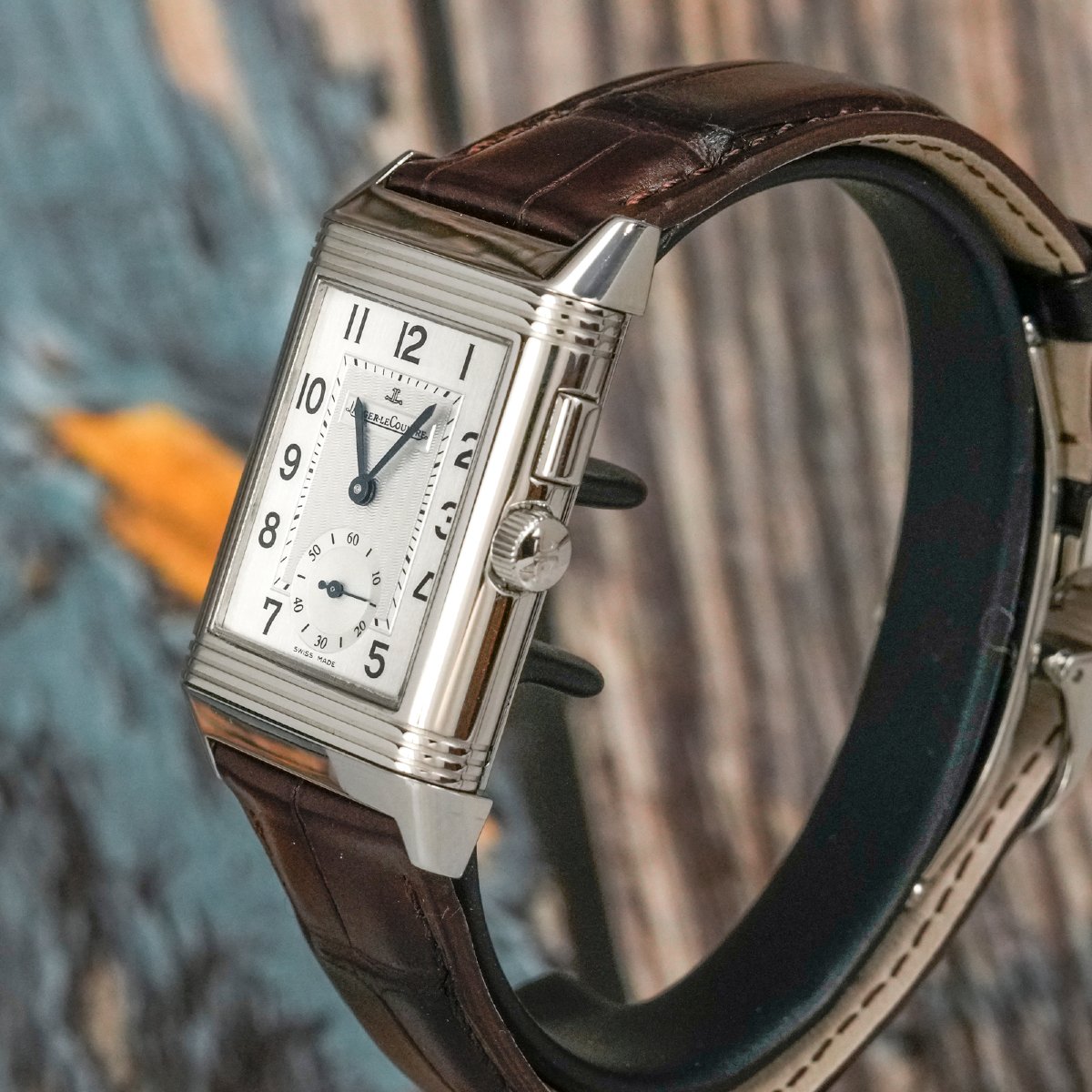 Jaeger LeCoultre Reverso Duoface GMT Day/Night Acier Circa 2010-photo-3
