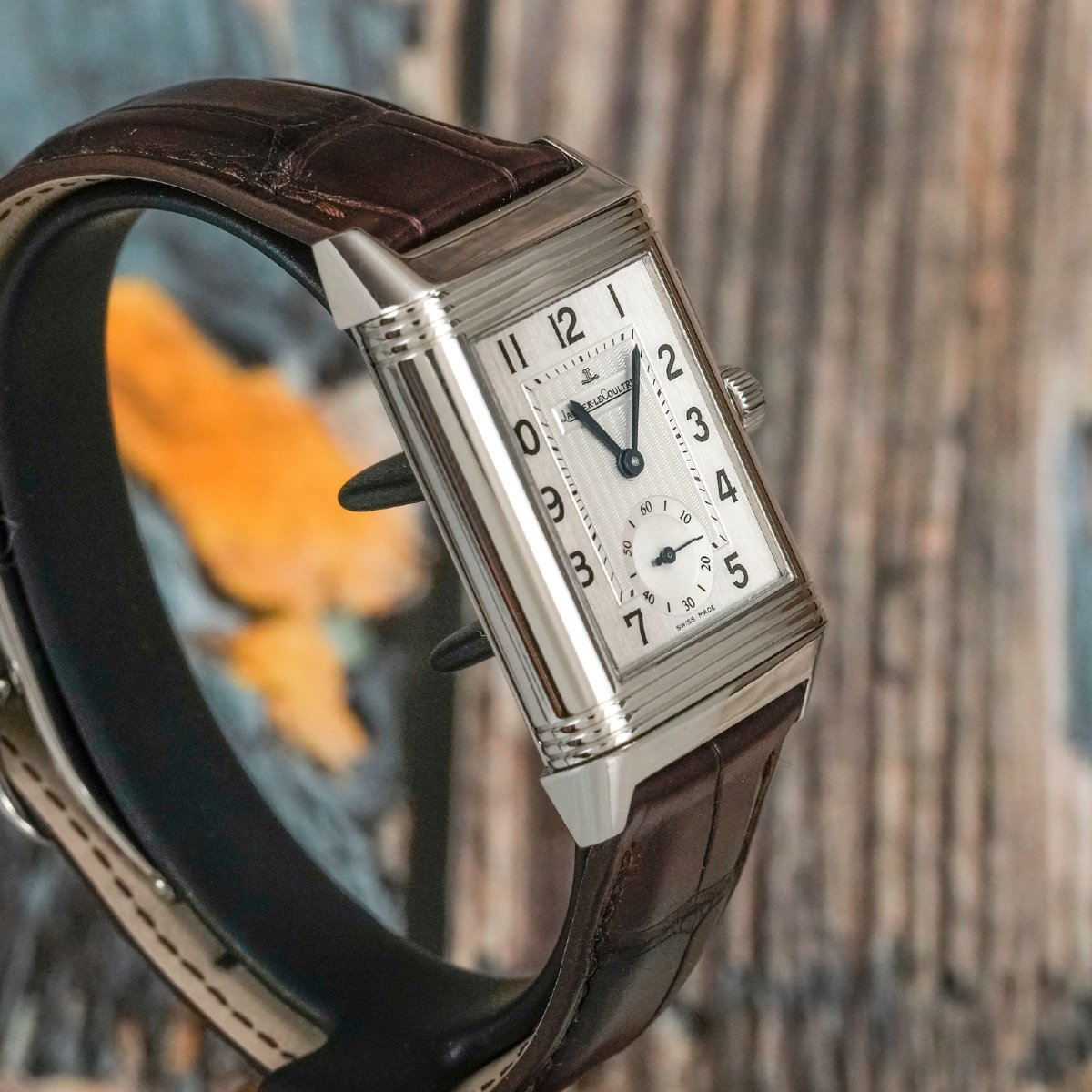 Jaeger LeCoultre Reverso Duoface GMT Day/Night Acier Circa 2010-photo-4