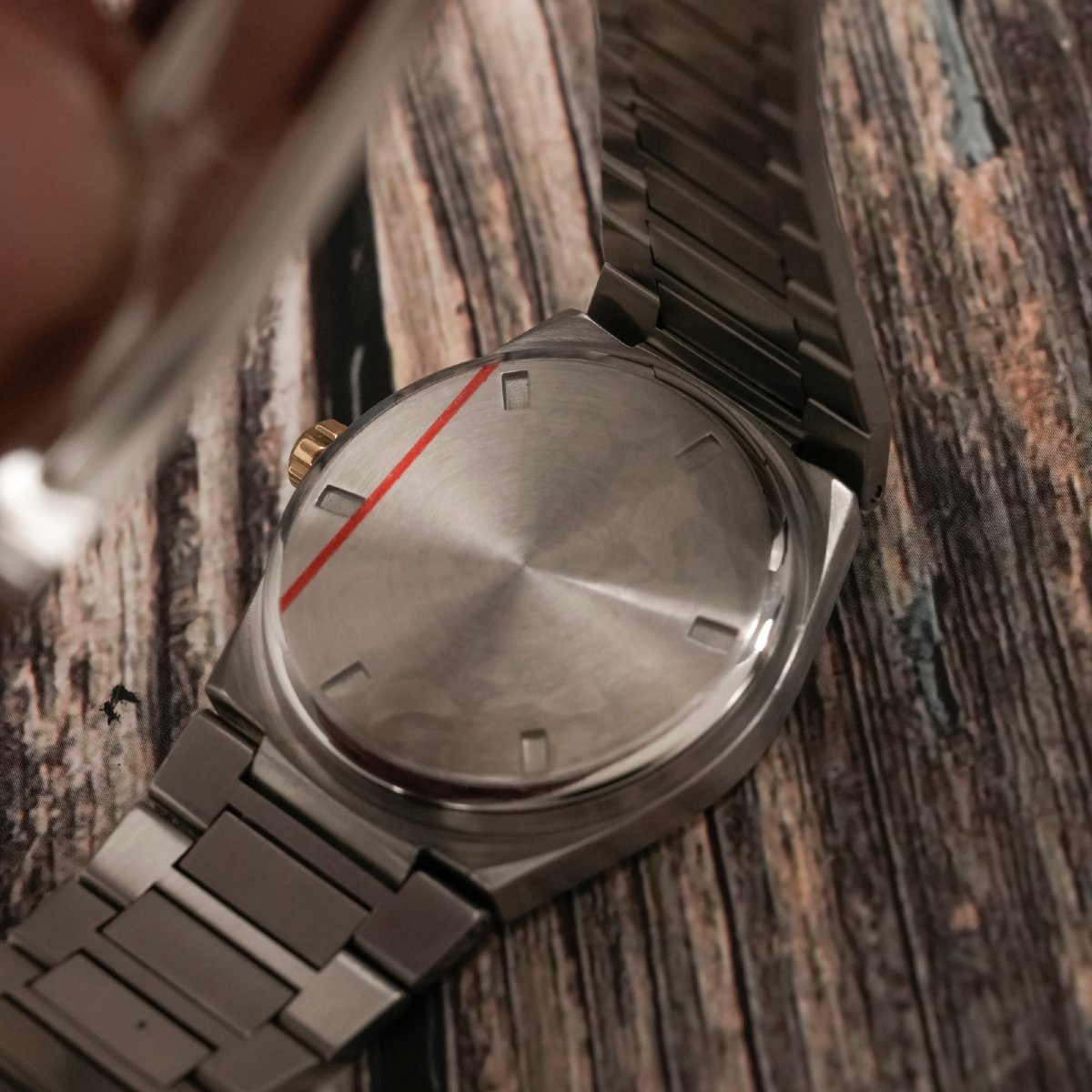 Iwc Ingenieur Sl Automatic “graph Paper Dial” Gold And Steel -1987- -photo-5