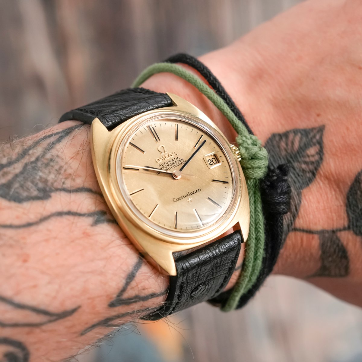 Omega Constellation “c Case” 18k Yellow Gold -1967--photo-2
