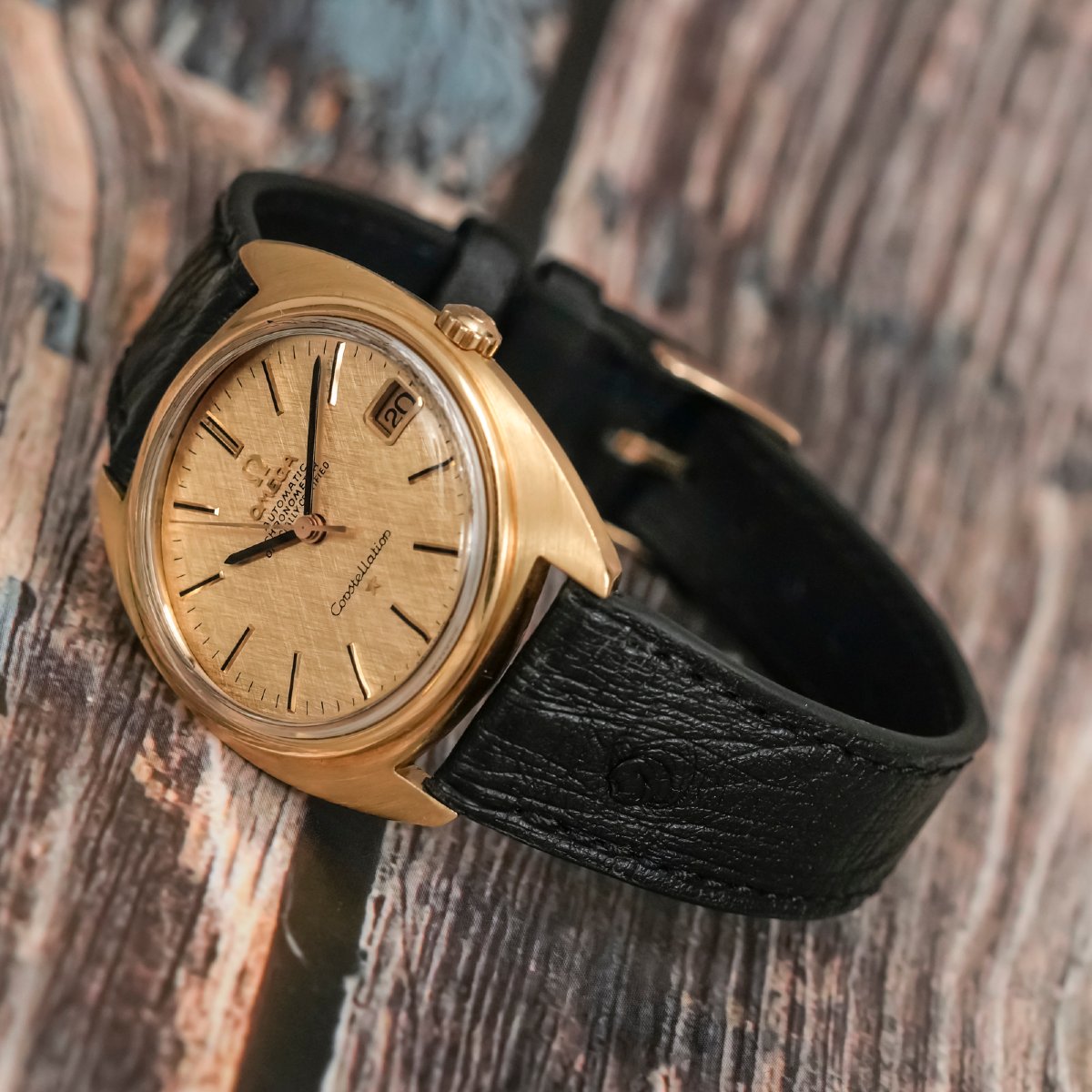 Omega Constellation “c Case” 18k Yellow Gold -1967--photo-2