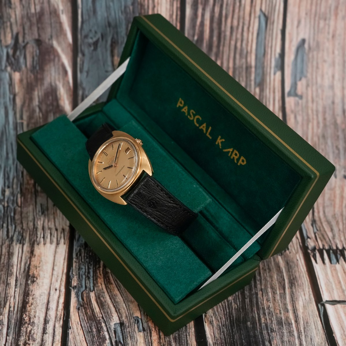 Omega Constellation “c Case” 18k Yellow Gold -1967--photo-3