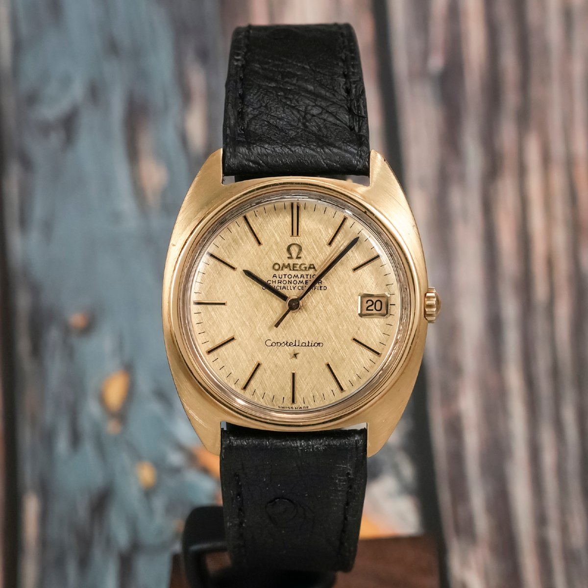 Omega Constellation “c Case” 18k Yellow Gold -1967-