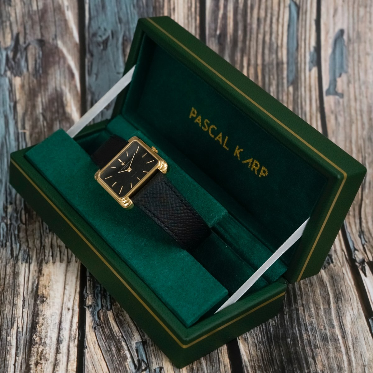 Vacheron Constantin Tank In 18k Yellow Gold For Bulgari, Circa 1970-photo-2