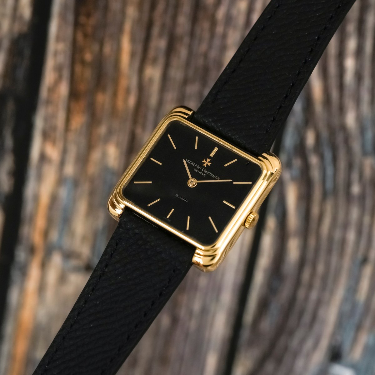 Vacheron Constantin Tank In 18k Yellow Gold For Bulgari, Circa 1970-photo-3