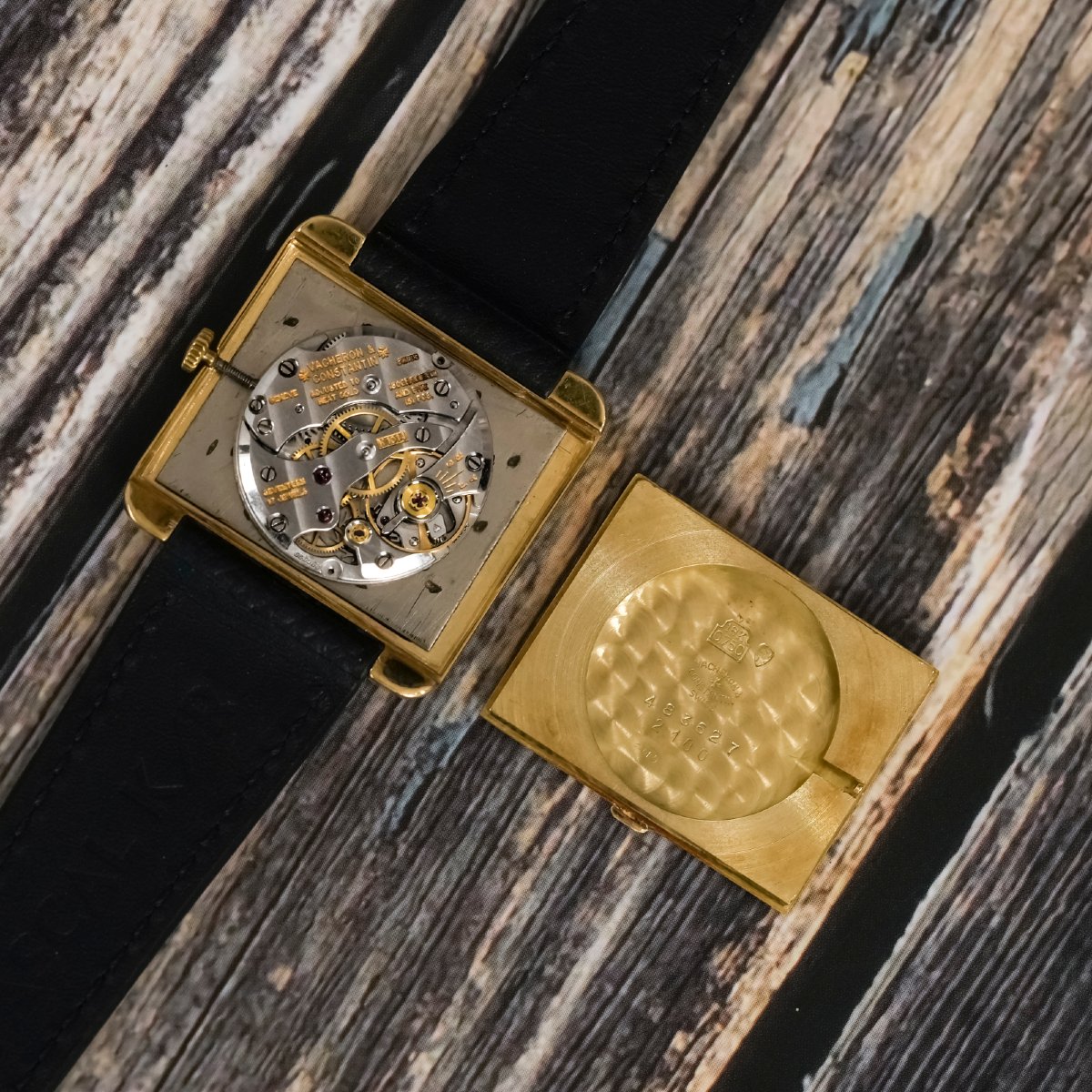 Vacheron Constantin Tank In 18k Yellow Gold For Bulgari, Circa 1970-photo-5