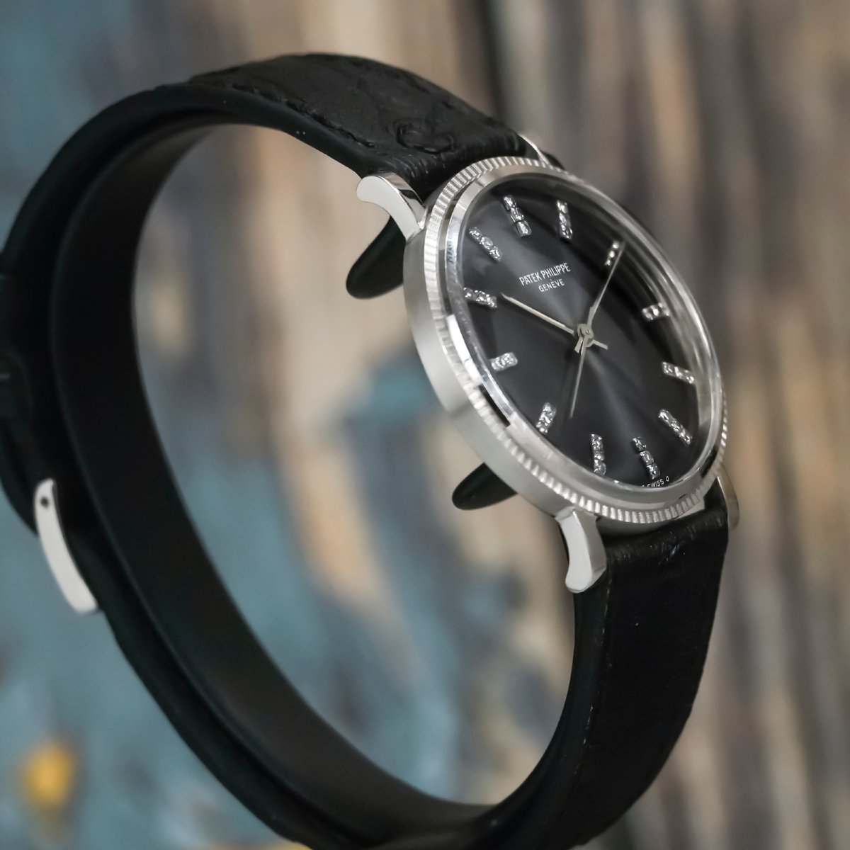 Patek Philippe Calatrava Automatic "backwinder" 18k White Gold, Circa 1975 -photo-4