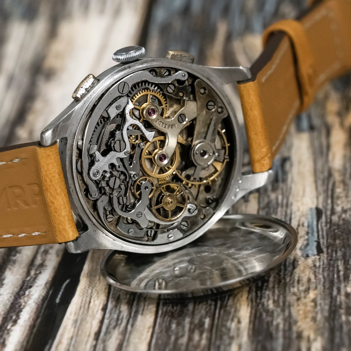Angelus Chronograph  Stainless Steel Circa 1940 -photo-6
