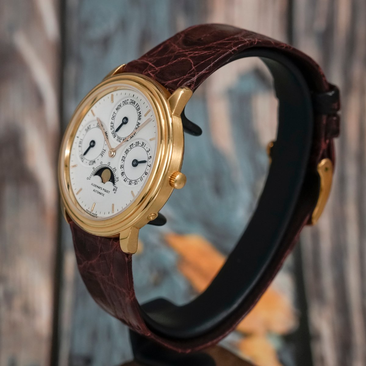 Audemars Piguet Quantième Perpétuel Moon Phase, 18k Yellow Gold, Circa 1990-photo-3