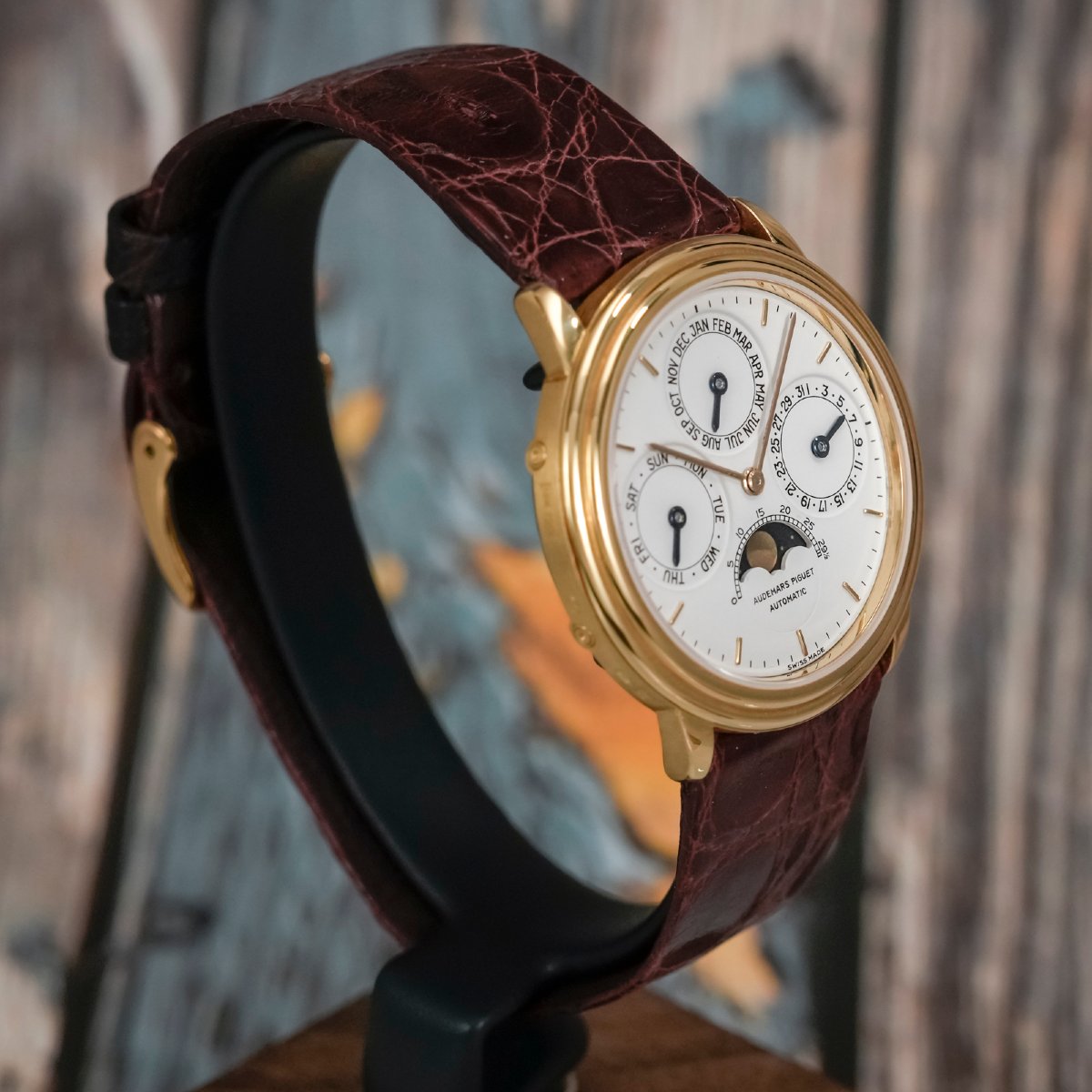 Audemars Piguet Quantième Perpétuel Moon Phase, 18k Yellow Gold, Circa 1990-photo-4