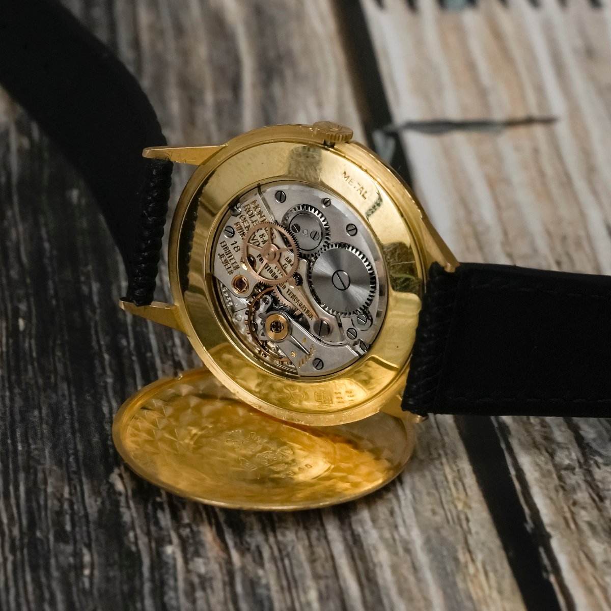 Rolex Precision Chronomètre  36 mm Or Jaune 18 Kts Circa 1955 -photo-7