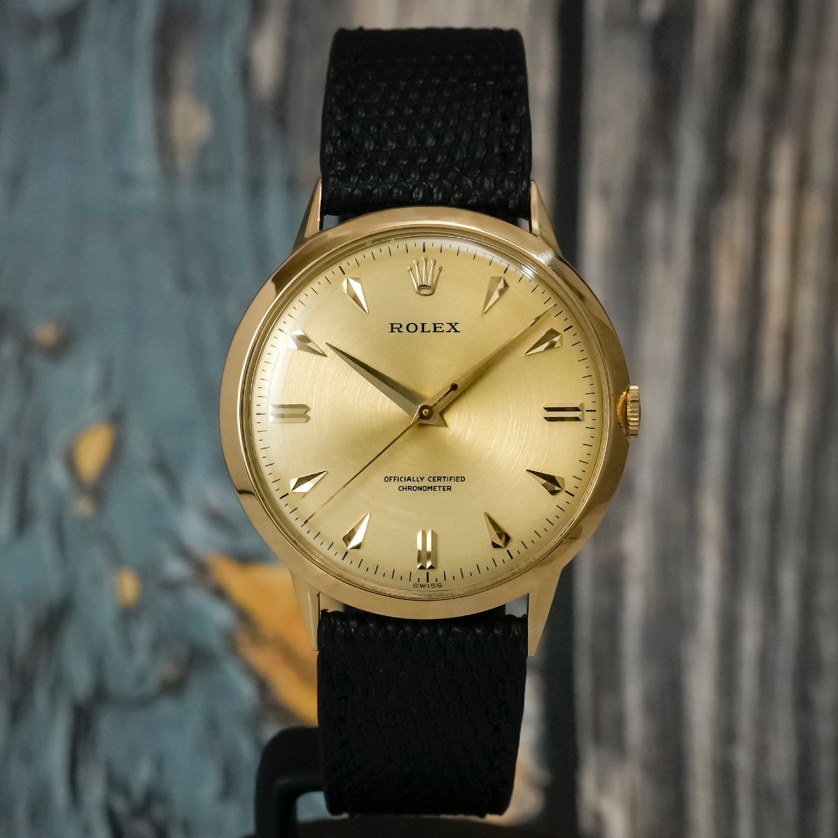 Rolex Precision Chronomètre  36 mm Or Jaune 18 Kts Circa 1955 