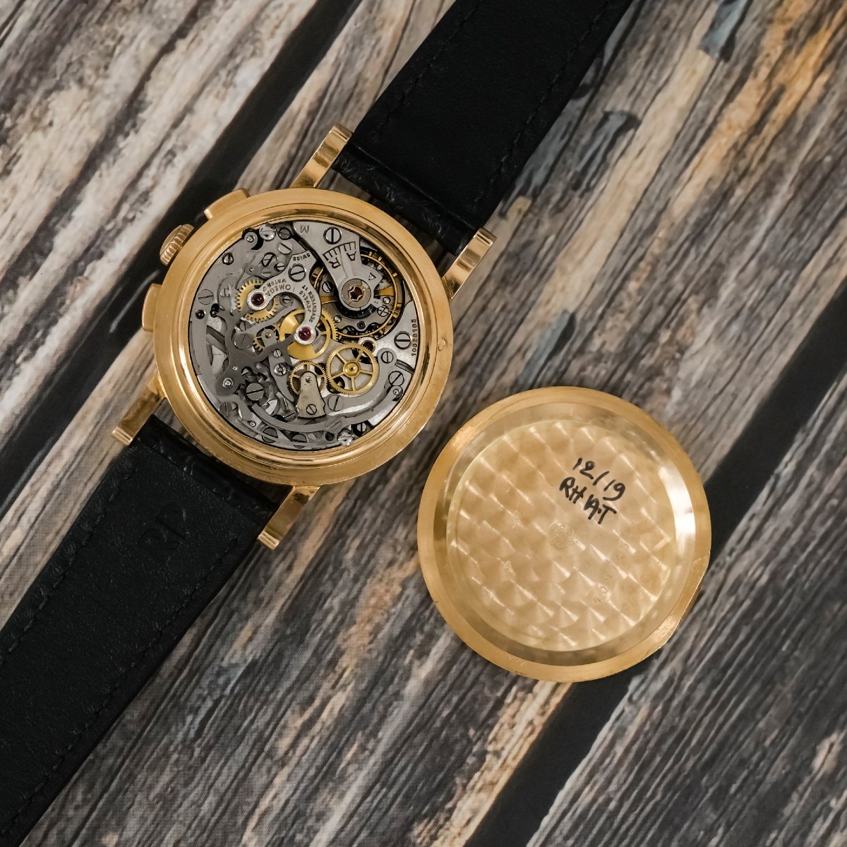  Chronographe Omega Tri-Compax Or Rose 18k -1947--photo-6