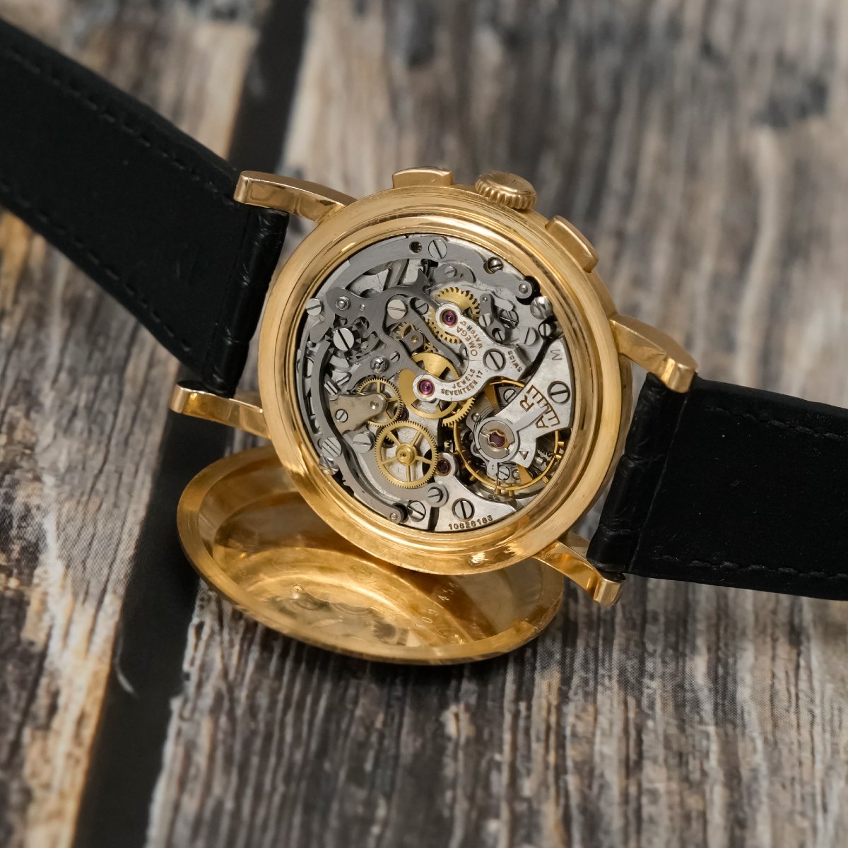  Chronographe Omega Tri-Compax Or Rose 18k -1947--photo-7