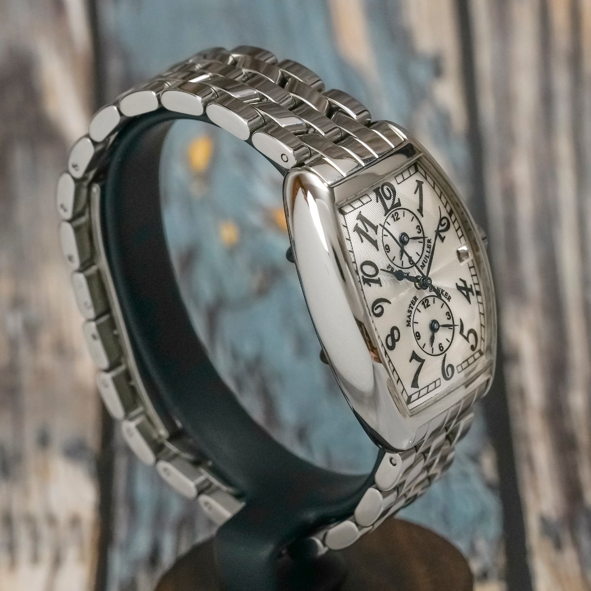 Franck Muller Master Banker Steel/steel, Circa 2000 -photo-4
